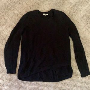 Madewell sweater, black, size medium